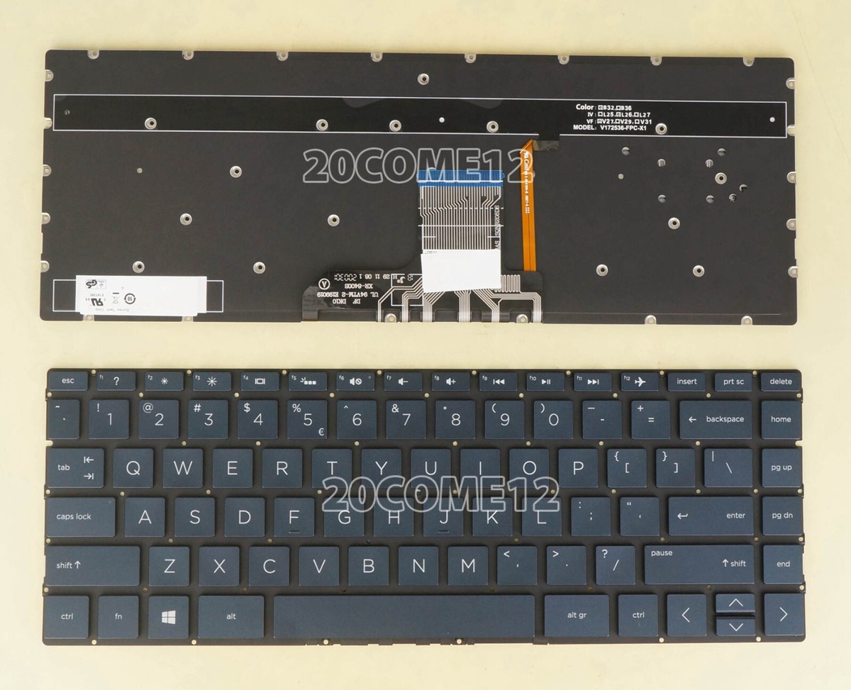 New for HP Spectre 13-ap 13-ap000 13t-ap000 Series Keyboard US New for HP Spectre 13-ap 13-ap000 13t-ap000 Series Keyboard US
