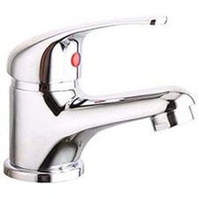 Image of Bathroom Cabinet Vanity Unit Sink Basin Storage Corner Cloakroom Gloss White