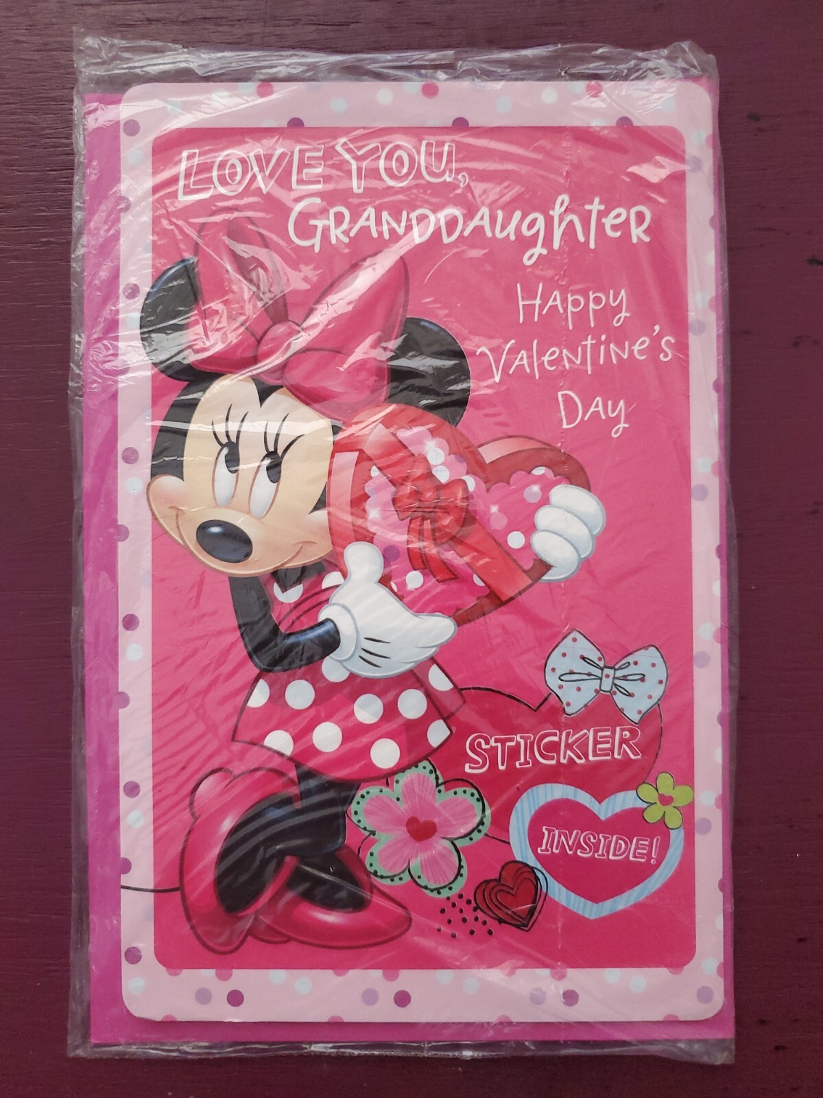 American Greetings Disney Valentines Day Card for Granddaughter (Cute As A  Button)