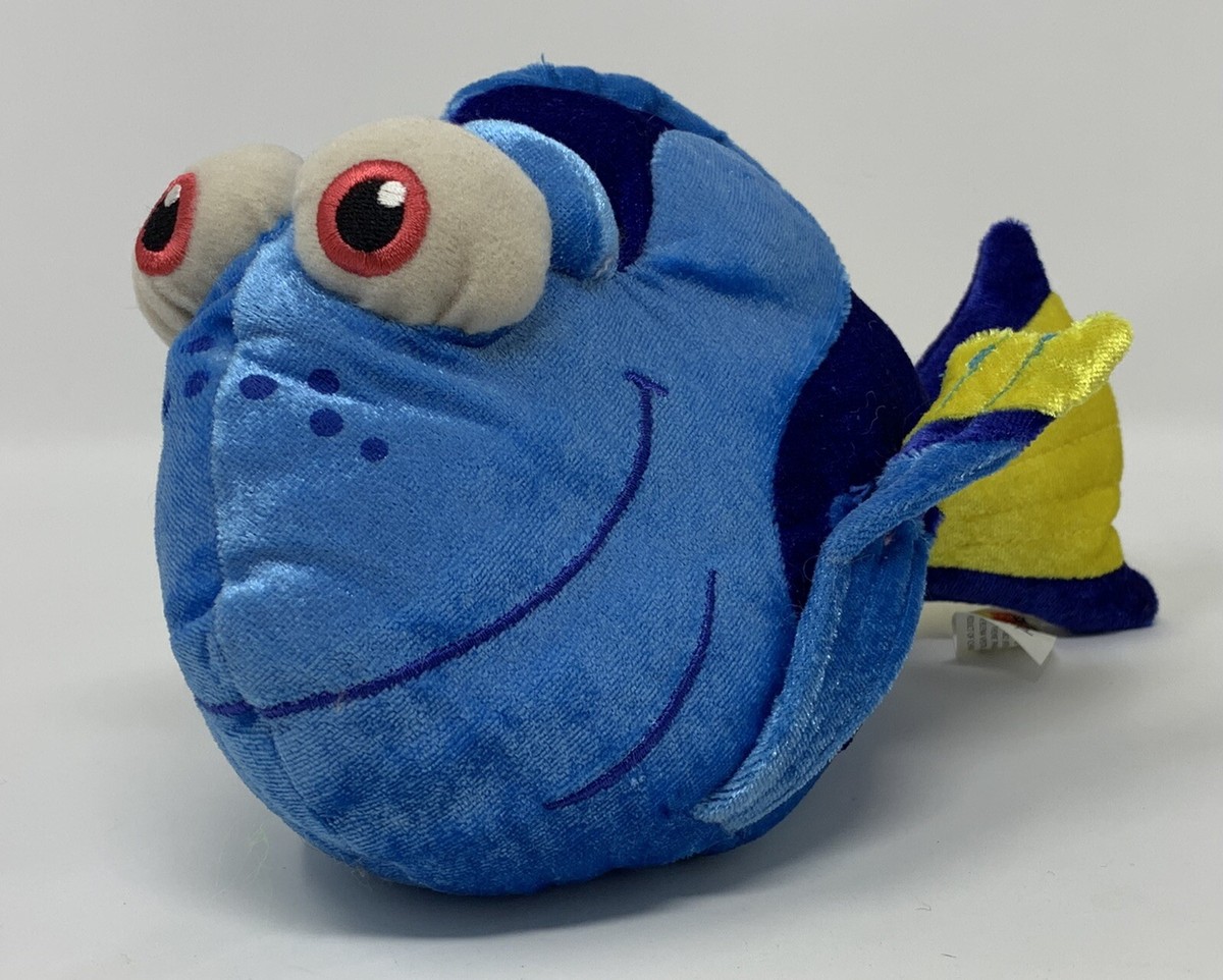 Disney Theme Parks Finding Nemo Dory Fish Bean Bag Plush Stuffed Animal Toy  10”