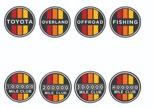 Retro Decal Sticker Toyota Tacoma 4runner Land Cruiser Fj Rav4