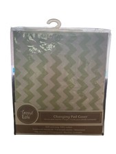 Trending Lab Changing Pad Cover Green Chevron Pattern 100 Cotton