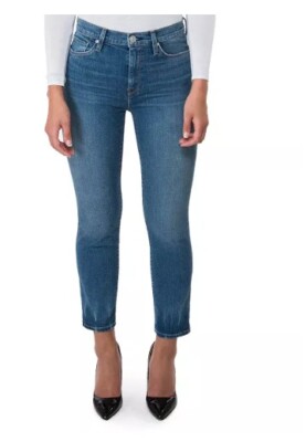 Hudson Jeans Barbara High-Rise Straight Ankle Jeans For Women – Comfy & Classic Fit