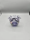 Fenton Rose Bowl Handpainted And Signed By D Wright