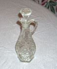 Lot of 3 HOBSTER ANCHOR HOCKING GLASS OIL / VINEGAR BOTTLE SET WITH STOPPERS 7in — photo 5
