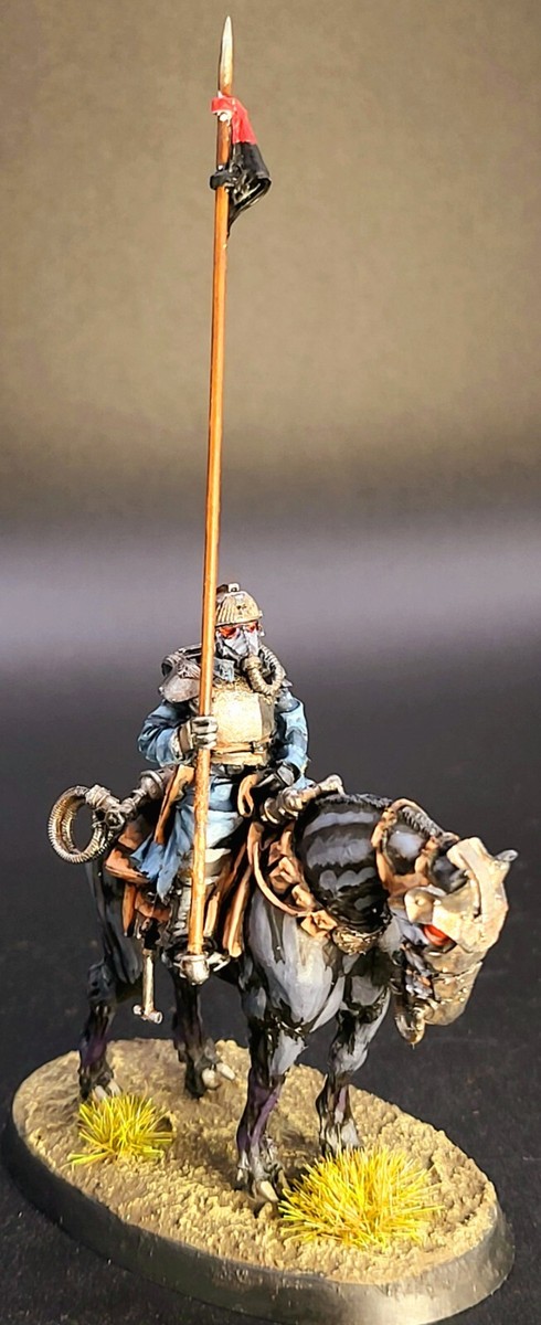 Painted Death Rider of Krieg Kill Team Astra Militarum Warhammer