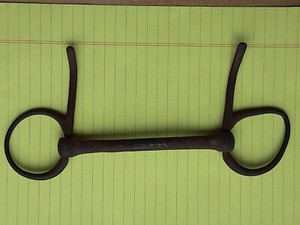 Antique Amish Horse Bridal Bit Rusty Rustic Home Decor Nice! 1 Day Ship!👍