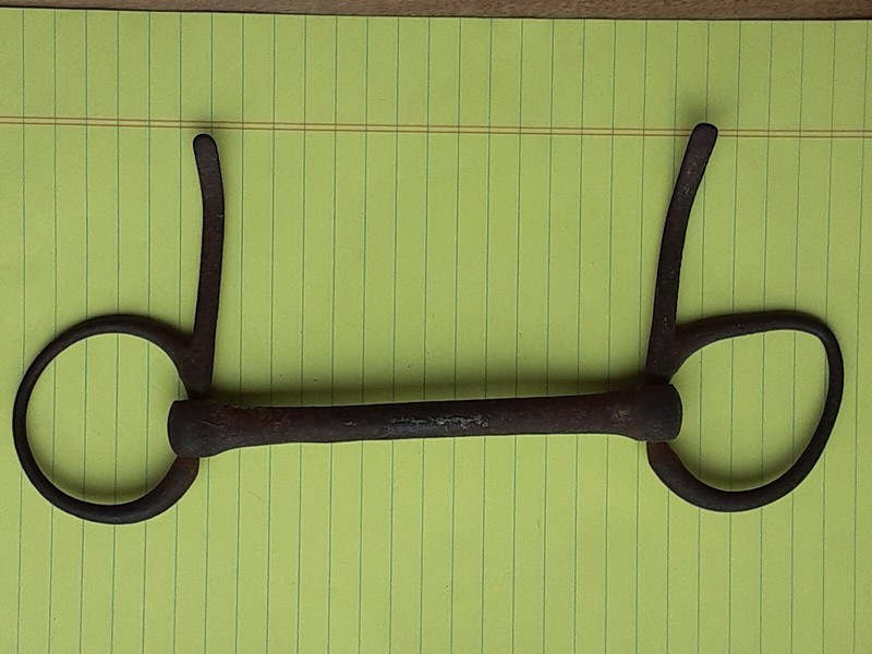 Antique Amish Horse Bridal Bit Rusty Rustic Home Decor Nice! 1 Day Ship!👍