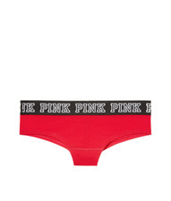 Victoria's Secret PINK Logo Cheekster Panty Red Pepper
