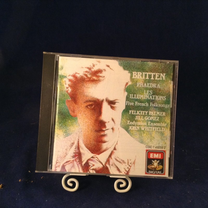 Britten Phaedra Les Illuminations French Folk Songs--CD Like New