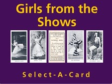 R.J.Lea GIRLS FROM THE SHOWS (Matt) - Select - A - Card