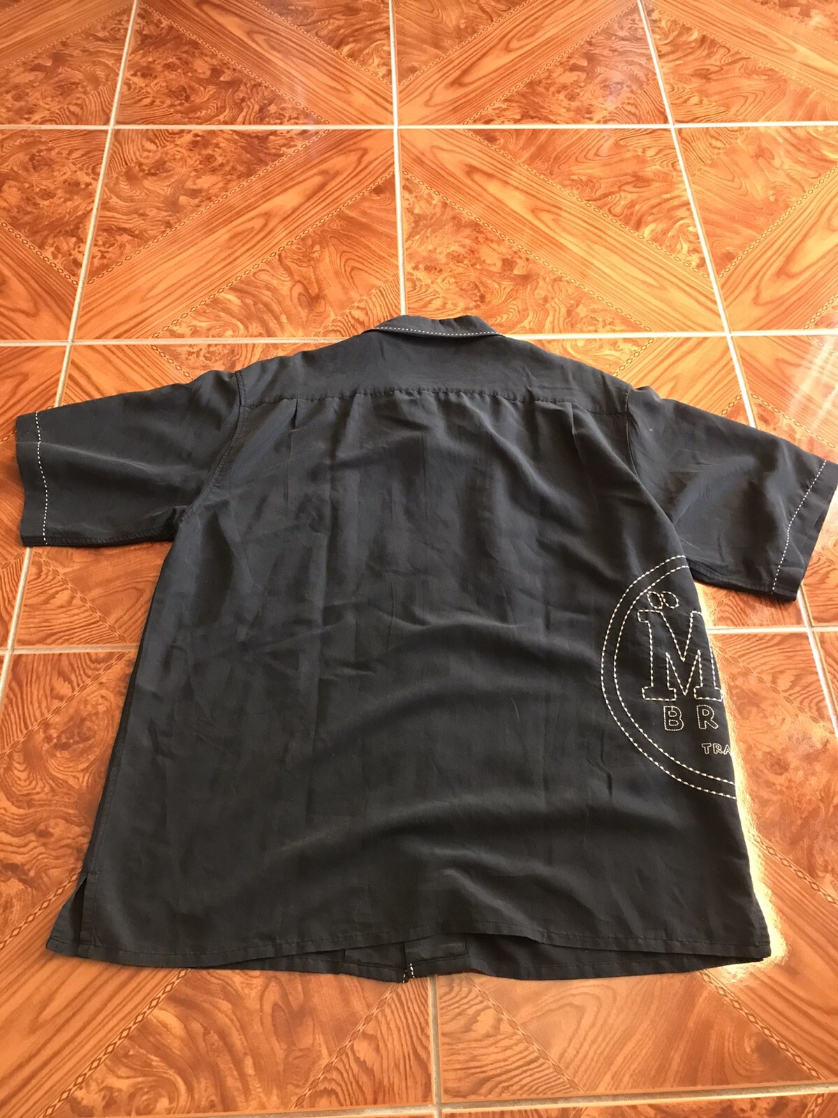 MAC TOOLS SIZE XL BLACK BUTTON DOWN SIDE STITCH L… - image 5