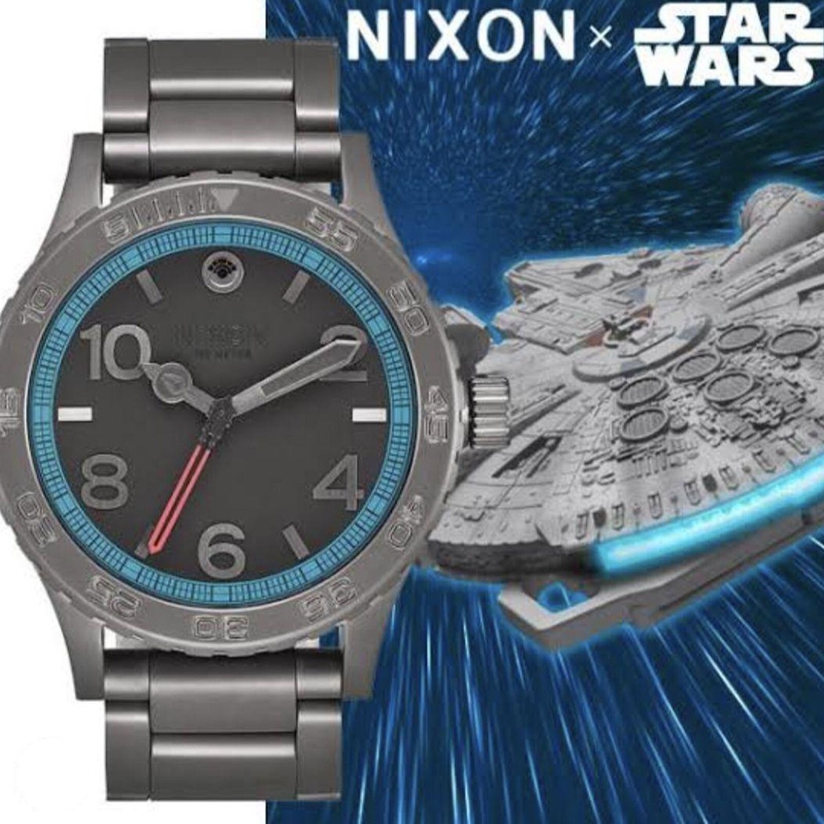 NIXON STAR WARS Collaboration Millennium Falcon Model Wristwatch 