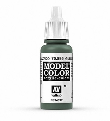 Vallejo Gunship Green Model Color Paint, 17ml