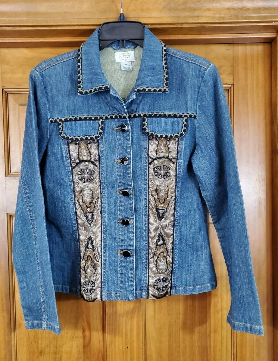 Women's embellished cheap jean jackets