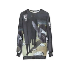Rene Magritte The Meaning of Night Surrealism Famous Art Sweatshirt Shirt