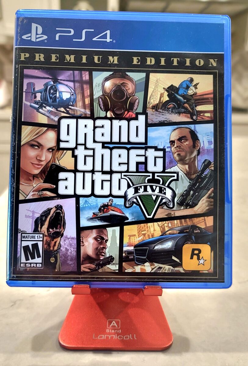 Grand Theft Auto V GTA 5 Premium Edition Sony PlayStation 4 PS4 Complete w/  Map