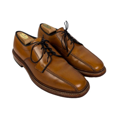 ALLEN EDMONDS Hillcrest Shoes Sz 8.5 D Walnut Brown Dress USA Made