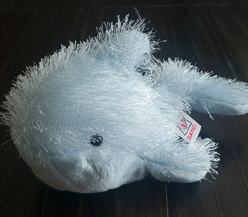 Ganz Webkinz Blue Whale Plush HM356 Fuzzy Retired No Code