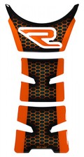 Tankpad kompatibel f&uuml;r Motorrad Tanks KTM 1290 Super Duke R (Evo) Orange Blau