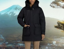 Mammut Women’s Down Puffer Hooded Jacket Floeberg Small Thermo Black Coat Ski