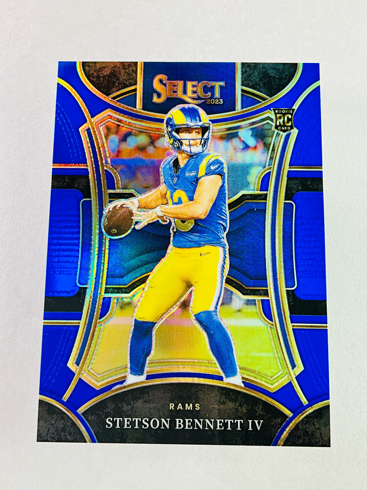 STETSON BENNETT IV 2023 SELECT BLUE PRIZM SUITE LEVEL ROOKIE RC /99
