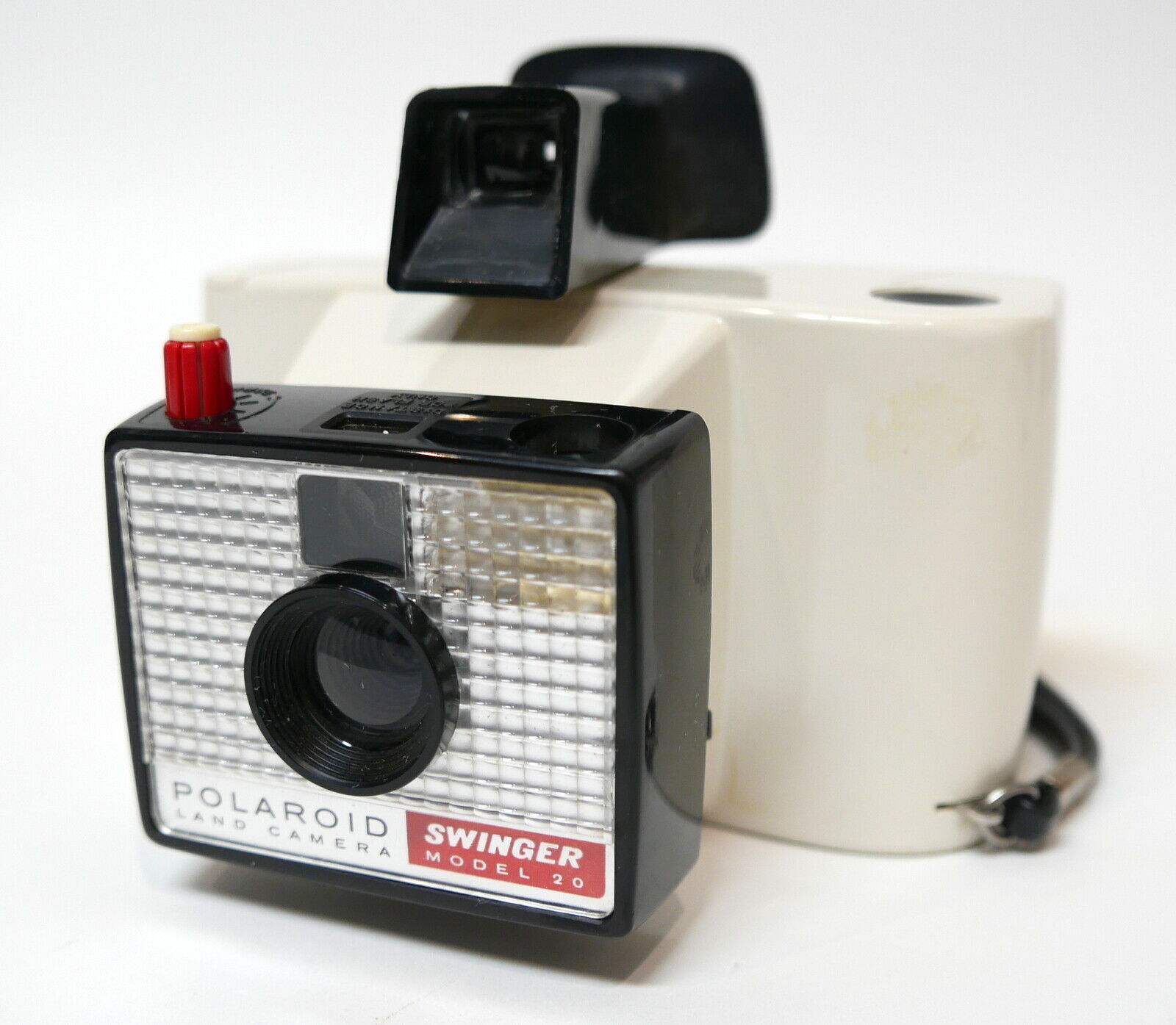 Polaroid 正規店仕入れの Swinger Model 20 Land Camera Vintage White Very Nice 大放出セール Untested