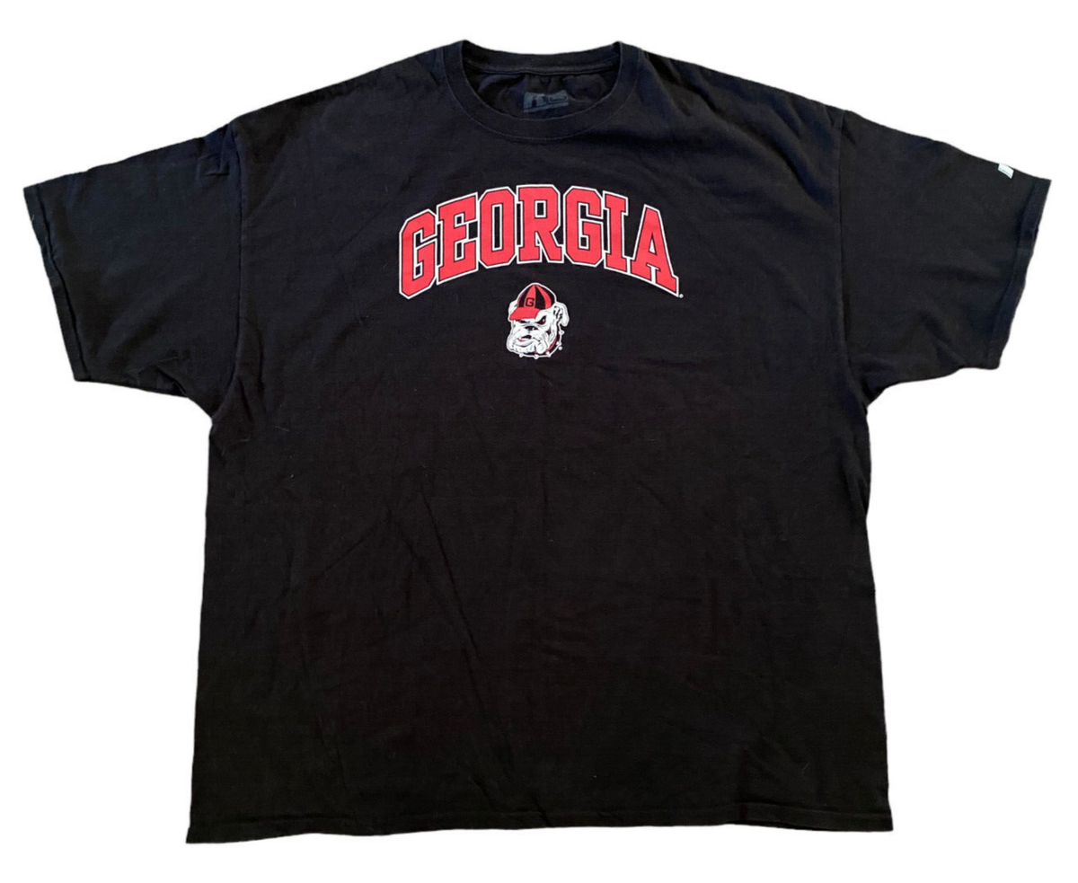 Georgia Bulldogs NCAA Football National Champs UGA Russel Black T-shirt 3XL