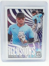 Isan Diaz 2020 Donruss Optic Baseball - Illusions - Miami Marlins