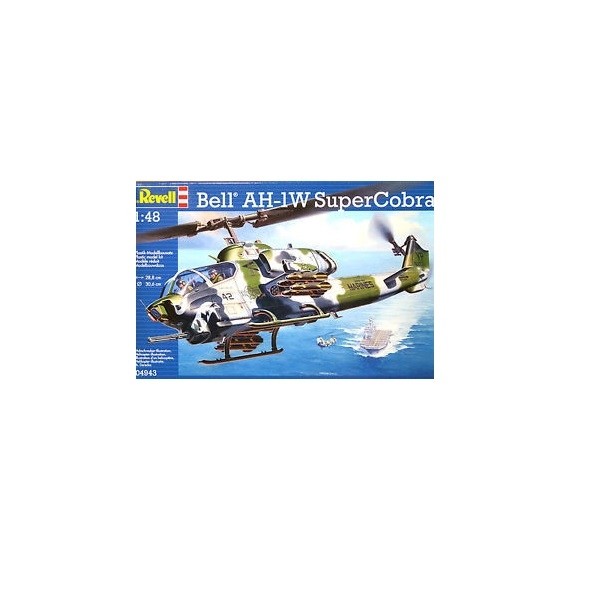 Revell 04943 Bell Ah1w Super Cobra Helicopter Model Kit 1 48 for sale