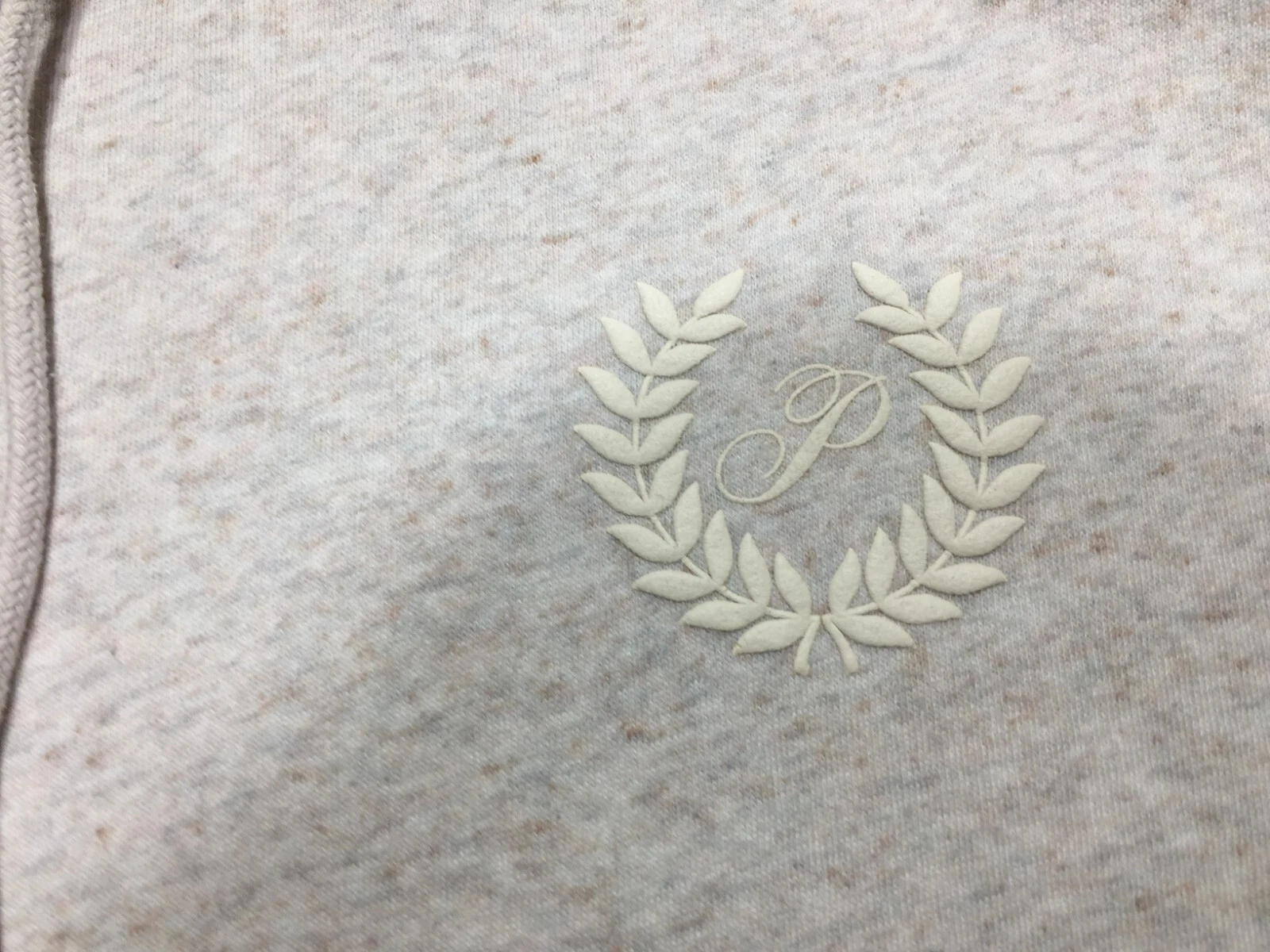 UNDERCOVER Felpa con cappuccio Victorias Secret rosa cropped donna M grigio medio stampa grafica logo