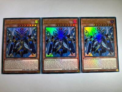 3 x Pharaonic Advent MP24-EN184 Ultra Rare 1st Edition YuGiOh Playset