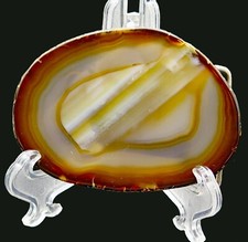 Geode Slab Agate Stone Belt Buckle