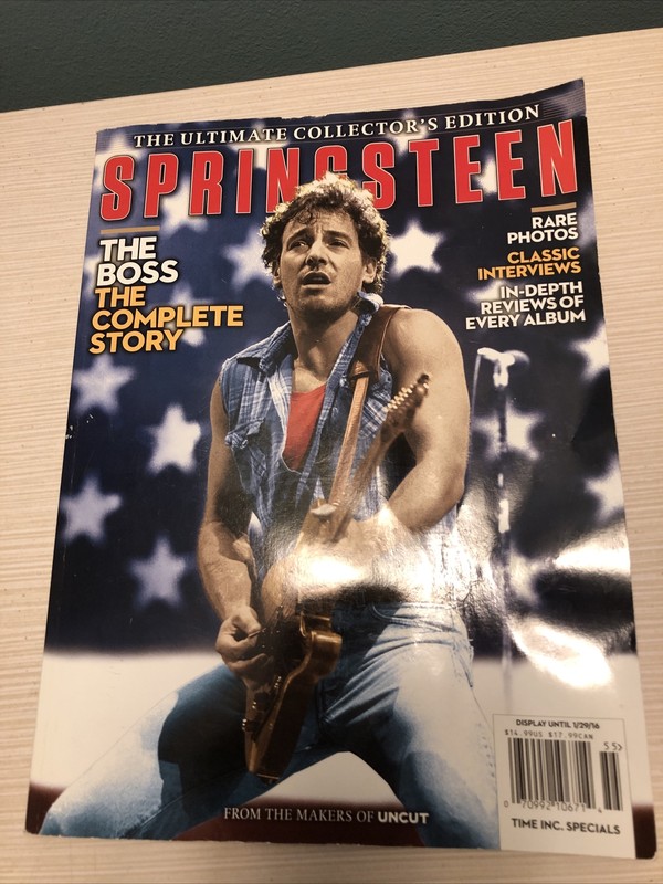 RARE UNCUT ULTIMATE COLLECTOR'S EDITION BRUCE SPRINGSTEEN THE BOSS 2015
