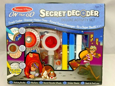 melissa & doug secret decoder deluxe activity set