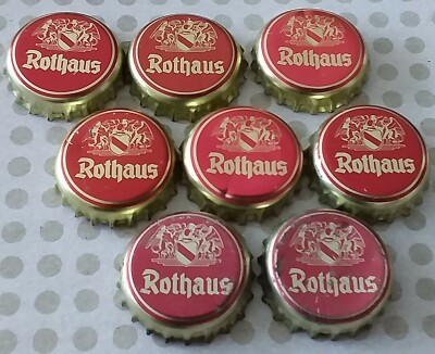 8x Kronkorken Rothaus Tannenzäpfle Baden-Württemberg Crown/Bottle caps