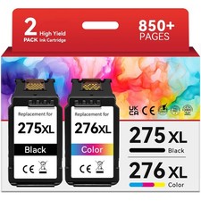 275 276 for Canon PG-275XL CL-276XL Ink Cartridge for PIXMA TS3520 TS3522 TS3722
