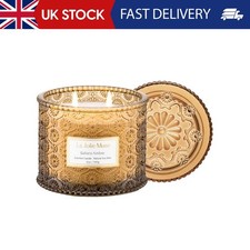 LA Jolie Muse Sahara Ambre Candle, Candles for Home Scented, Amber Scented Candl