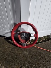 2005 2006 2007 2008 Porsche Originale 997 Rosso Sterzo Ruota Nuovo Pelle