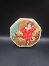 Vintage Tin Metal Container Made In England A.S. Wilkin Co.