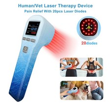 808nm LLLT Laser Therapy for Human/Pets Red Light Physiotherapy for Pain Relief