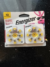 Energizer Size 10 Hearing Aid Batteries - AZ10DP-32 - Exp 3/27