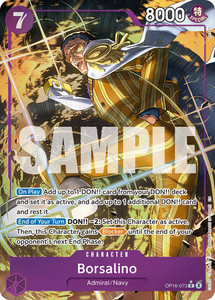 One Piece TCG Borsalino | eBay