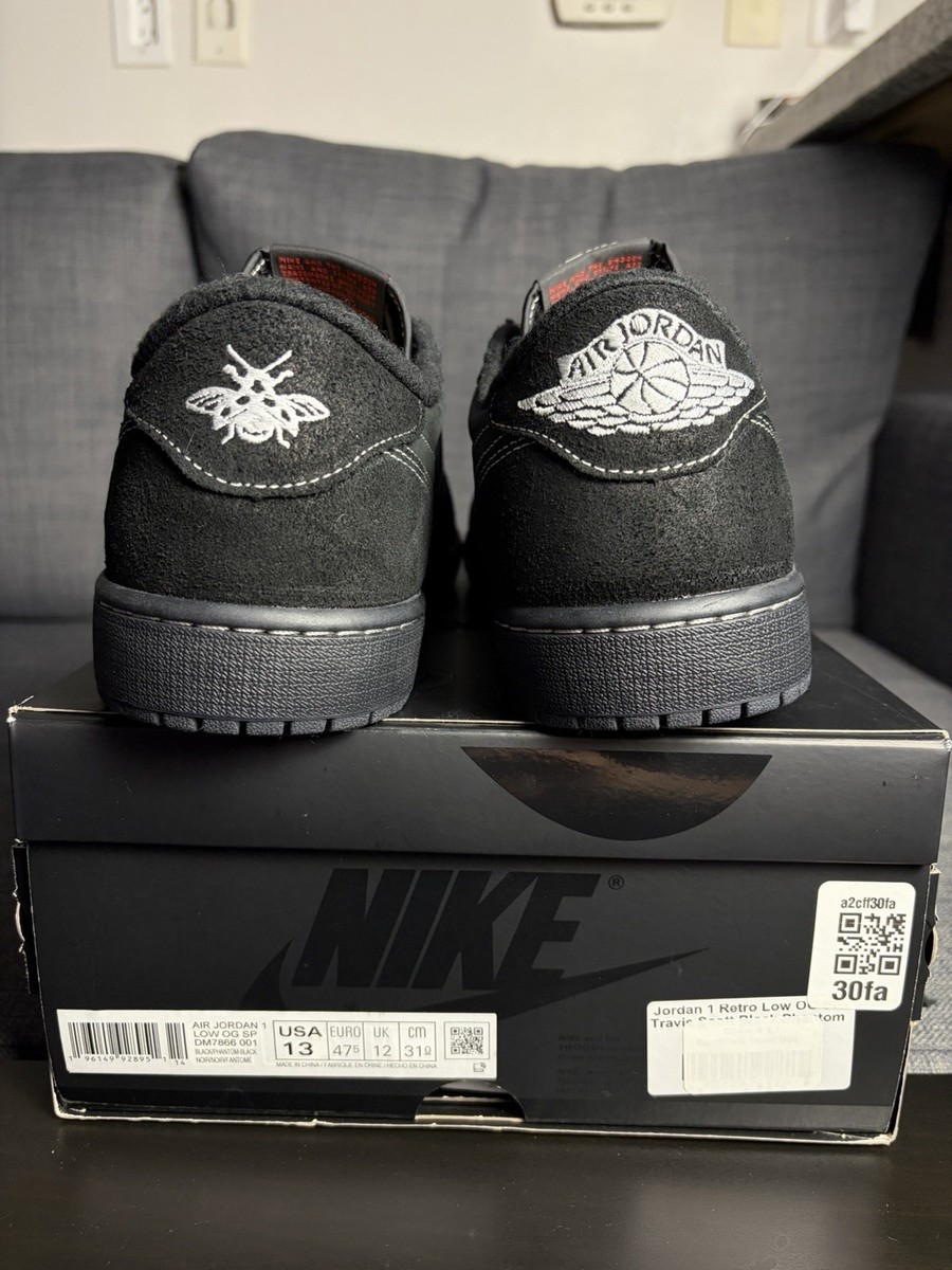 Size 13 - Jordan 1 Retro Low OG SP x Travis Scott Black Phantom