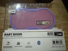 Altec Lansing IMW268 Baby Boom Wireless Portable Bluetooth Speaker, Lavender,