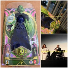 Cynthia Erivo Signed Elphaba Wicked For Good Doll Autograph Proof SWAU COA