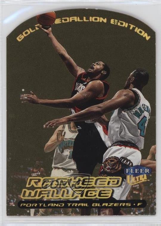 1999-00 Fleer Ultra Gold Medallion Edition Rasheed Wallace #118G 2b6