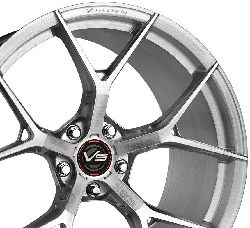 20'' VERTINI VF02 BRUSHED CLEAR FORGED STAGGERED CONCAVE WHEEL FOR AUDI R8