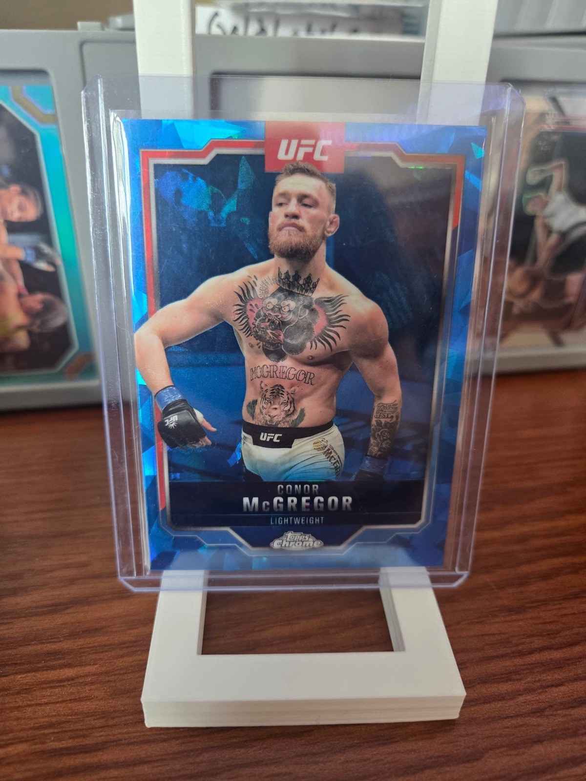 2025 Topps Chrome UFC Sapphire Edition - Conor McGregor, Conor McGregor #101