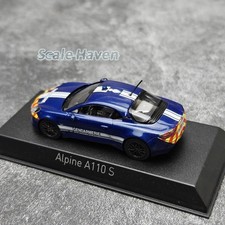 NOREV 1:43 Renault Alpine A110S 2023 Gendarmerie Alloy Car Model